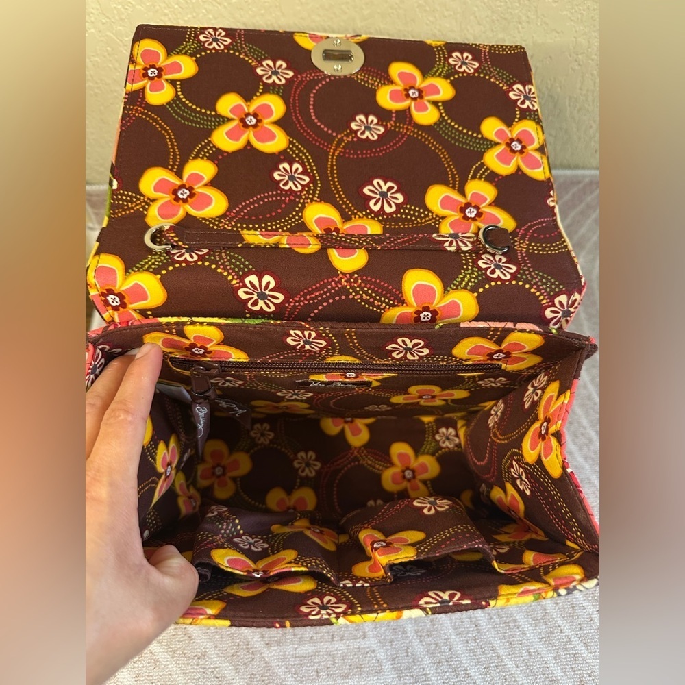 Vera Bradley, Julia Handbag - Handle & Crossbody Strap, Tropical Floral NWOT - Picture 4 of 6